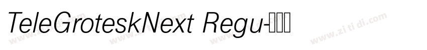 TeleGroteskNext Regu字体转换